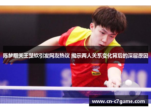 陈梦取关王楚钦引发网友热议 揭示两人关系变化背后的深层原因