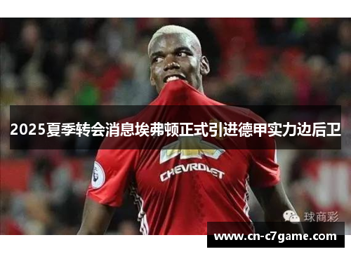 2025夏季转会消息埃弗顿正式引进德甲实力边后卫 2025夏季转会消息埃弗顿正式引进德甲实力边后卫